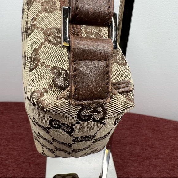 Gucci Pouch Bag Brown Canvas - Picture 11 of 17